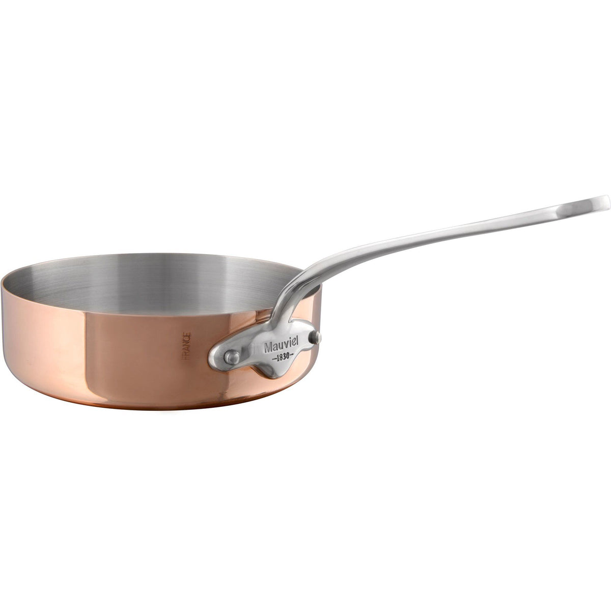Mauviel M'150s sautérpande i rustfrit stål og kobber