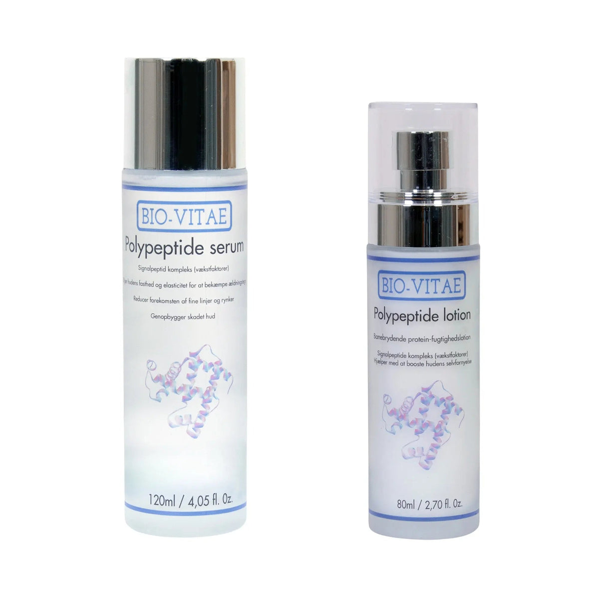 Bio-Vitae Polypeptide Serie hudplejeprodukter