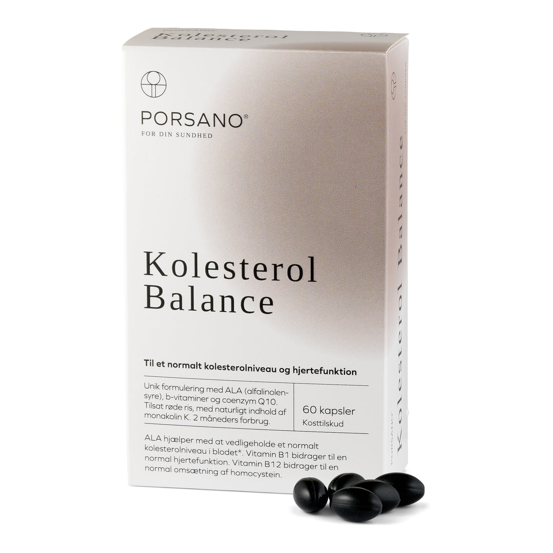 Porsano Kolesterol Balance kosttilskud
