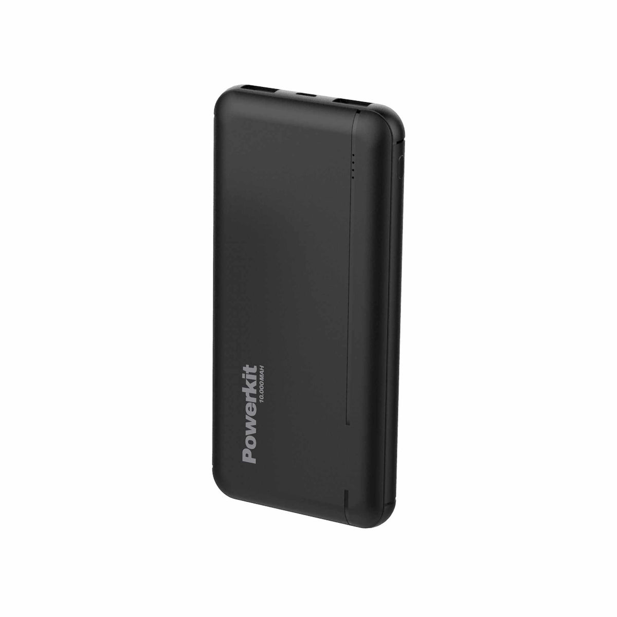Sort Powerkit powerbank med kapacitet på 10.000 mAh