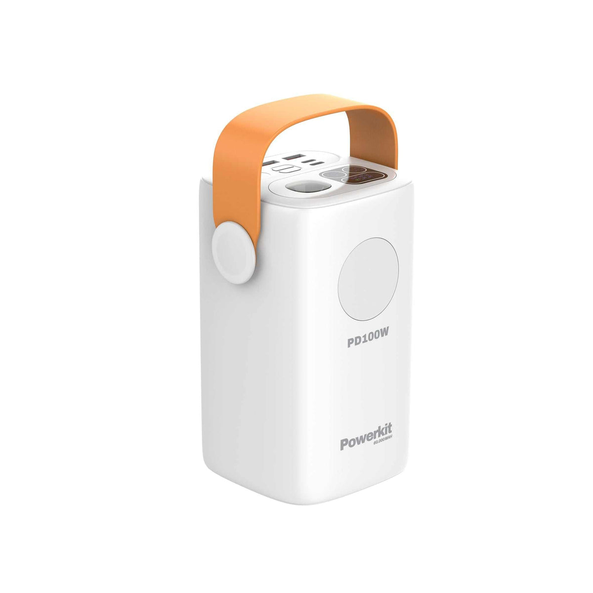 Sort Powerkit power station med 60.000 mAh og indbygget display