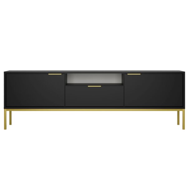 Se KOCOT Austin TV-bord 175, m. 2 låger, 1 hylde, 1 skuffe - sort laminat og guld stål (175x33) ❤ Kæmpe udvalg i Kocot - Køb online på udsalg og tilbud lige nu ❤ Hurtig levering til lave fragtpriser - Varenummer: Boboonline-121849 og barcode / Ean: 5903282061828 på lager - Udsalg på Møbler,Borde,TV-Borde,
Møbler,
Borde,
Store TV-Borde,
Sorte TV-Borde,
Dagligstue, Op til 61% rabat - Over 1.329 brands på online udsalg