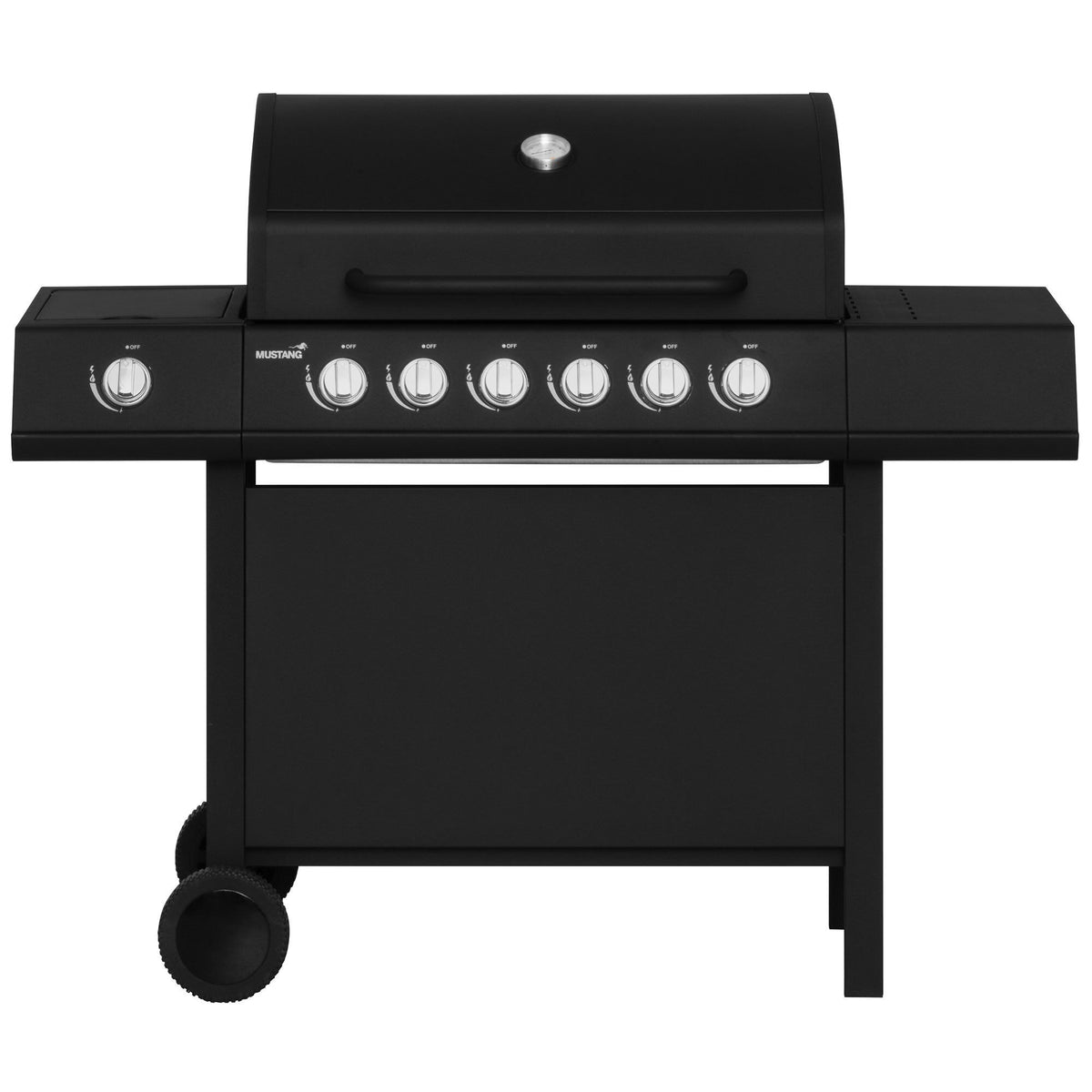 Mustang Kingsville 6+1 gasgrill med seks hovedbrændere og sidebrænder