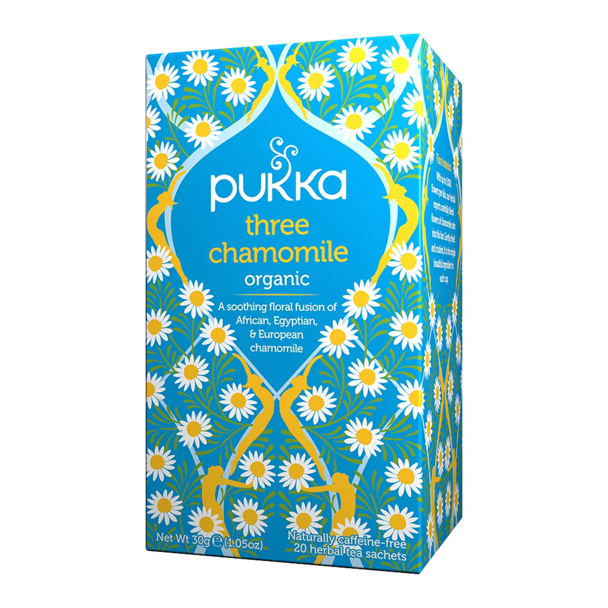 Pukka Three Chamomile brevte med tre slags økologisk kamille