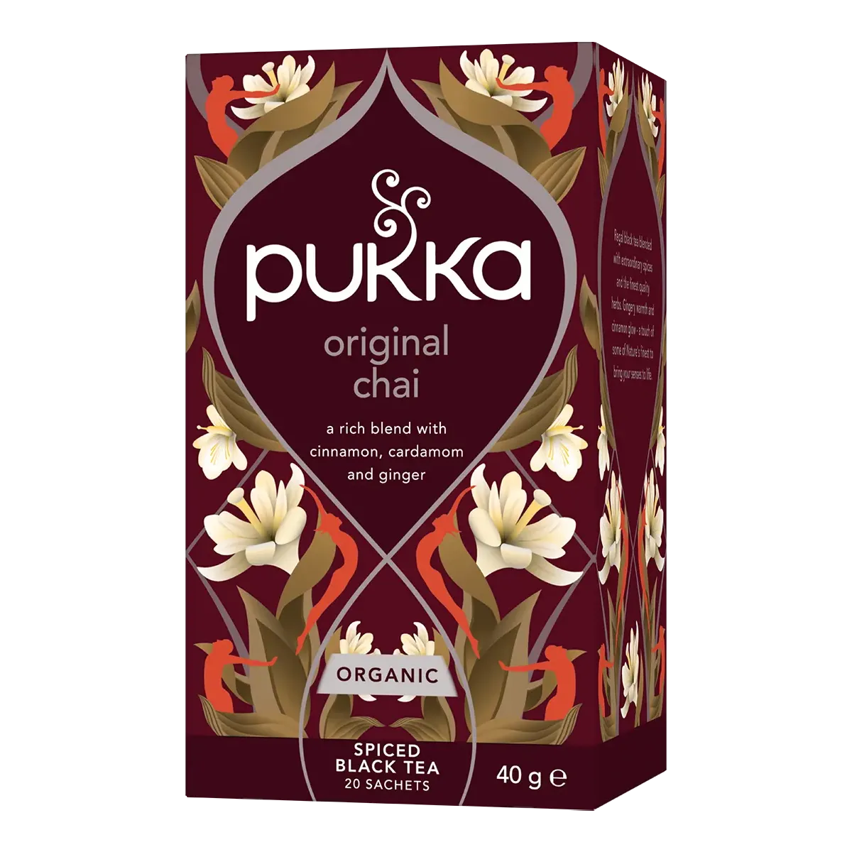Pukka Original Chai brevte med sort te, ingefær, kanel og kardemomme