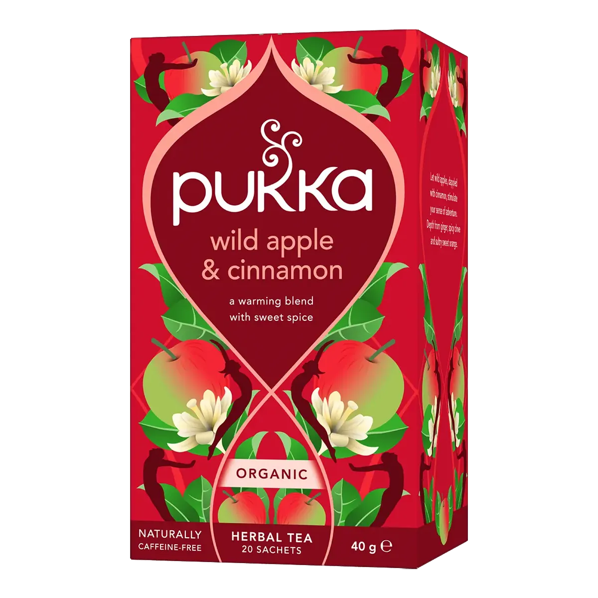 Pukka Wild Apple & Cinnamon brev te, frugtte med vilde æbler og kanel