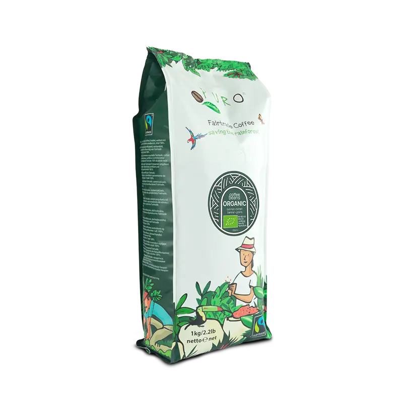 Abonnement på 1 kg Puro Organic kaffebønner, mellemristet