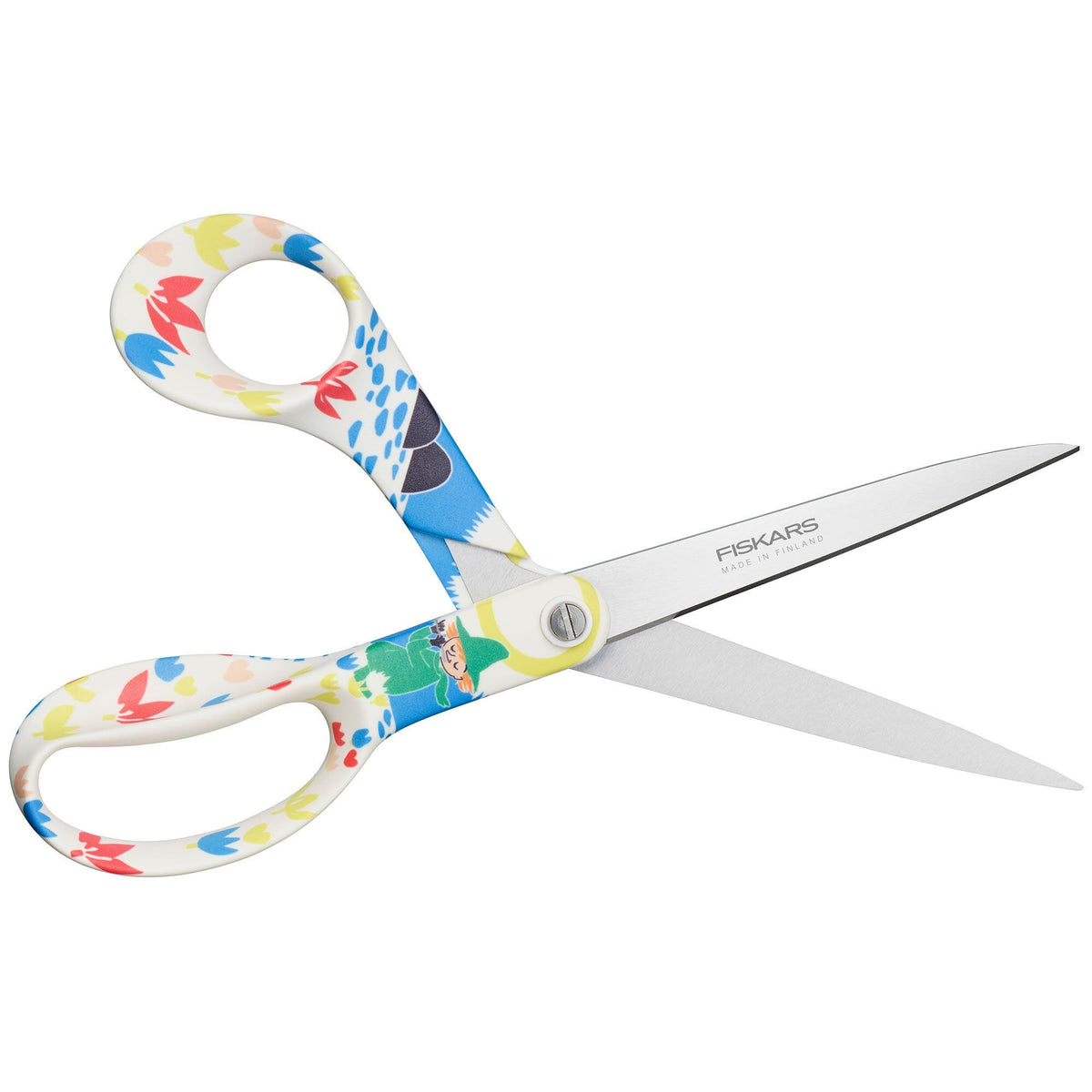 Fiskars x Moomin universalsaks med Mumrikken-motiv