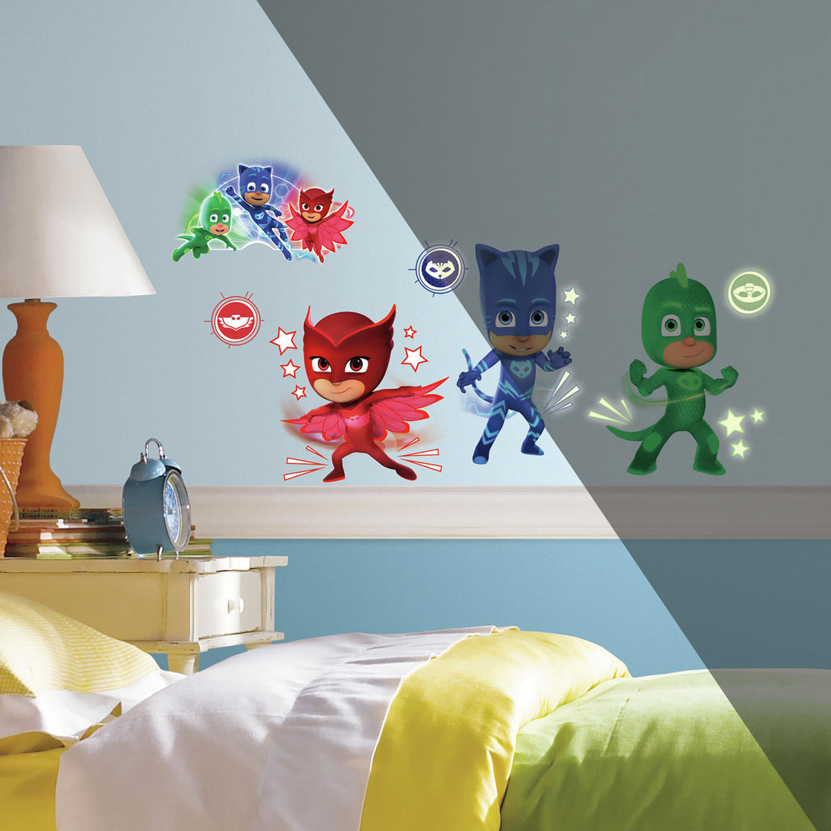 Se Pyjamasheltene (PJ Masks) Wallstickers model 2 ✔ Kæmpe udvalg i Roommates - Køb online på udsalg og tilbud lige nu ✔ Super billig fragt og lynhurtig levering - Varenummer: MMAction-216052 og 34878787275 på lager - Udsalg på Wallstickers til børneværelset Få op til 63% i rabat - Shop populære mærker fra over 2.739 mærker