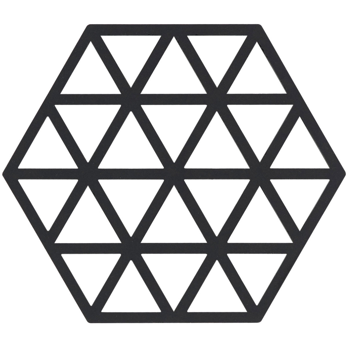 Sort Zone Triangle bordskåner med grafisk design