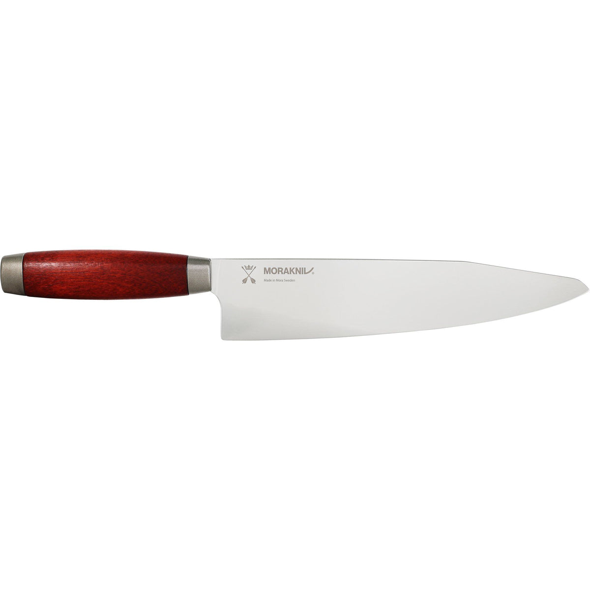 Rød Morakniv Classic 1891 kokkekniv med 22 cm klinge i svensk rustfrit stål