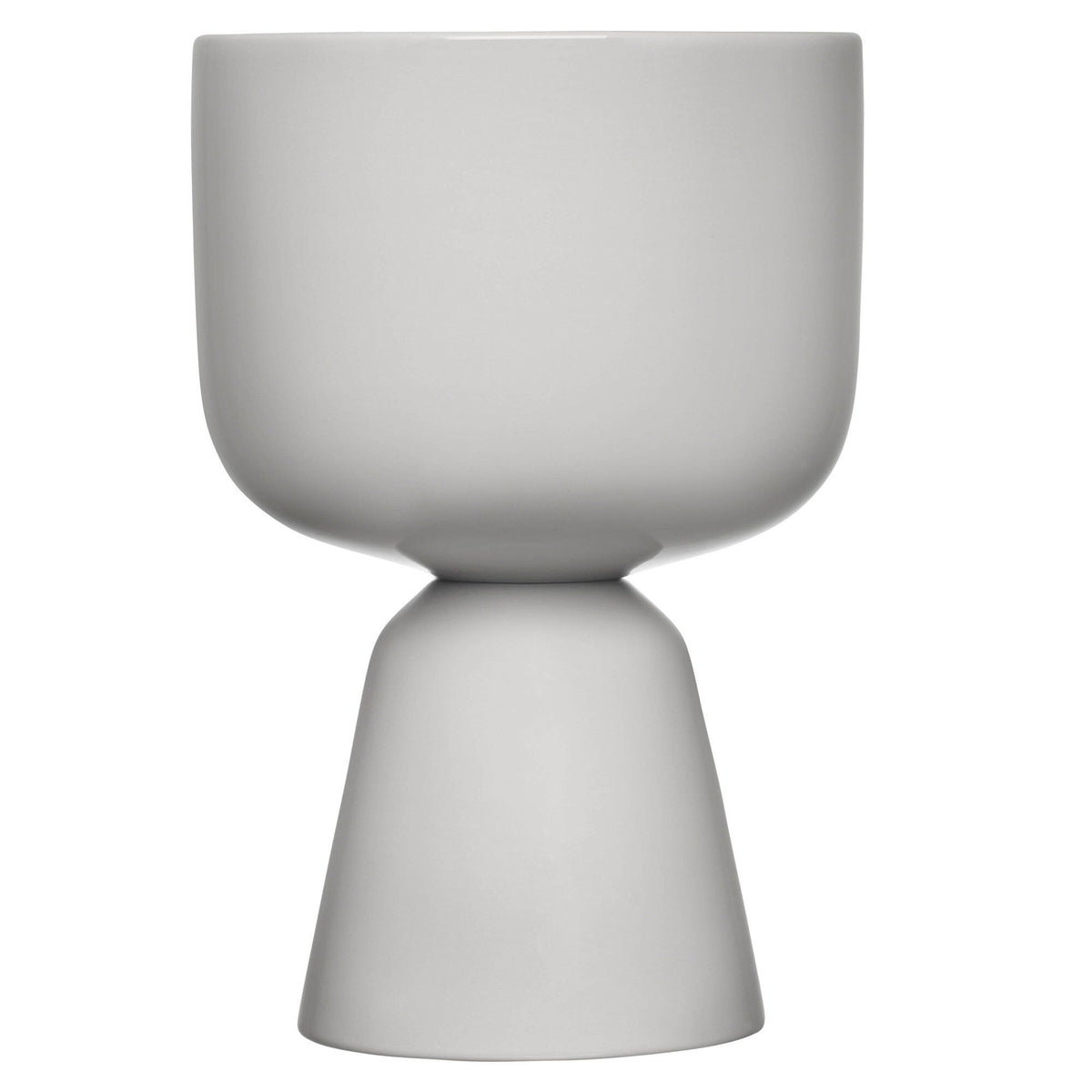 Iittala Nappula urtepotte i lysegrå, 23 x 15,5 cm