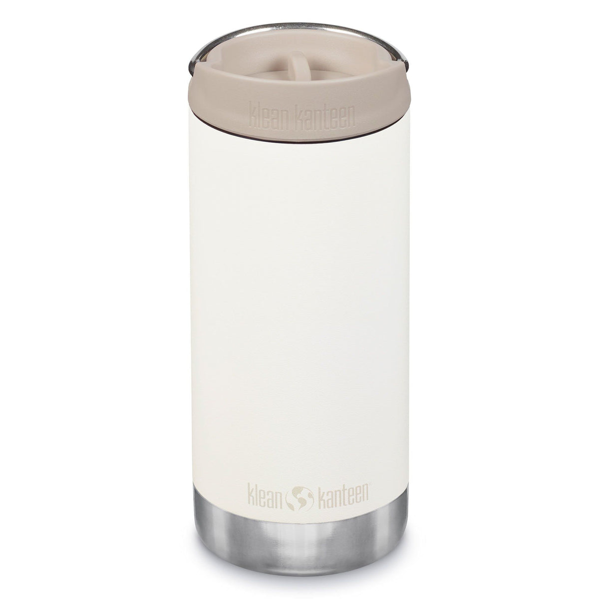 Klean Kanteen TKWide termokrus på 355 ml i farven tofu med Café Cap låg