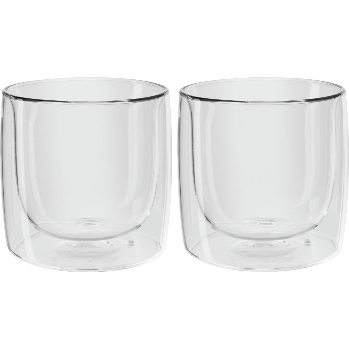 To Zwilling Sorrento whiskyglas af dobbeltvægget glas