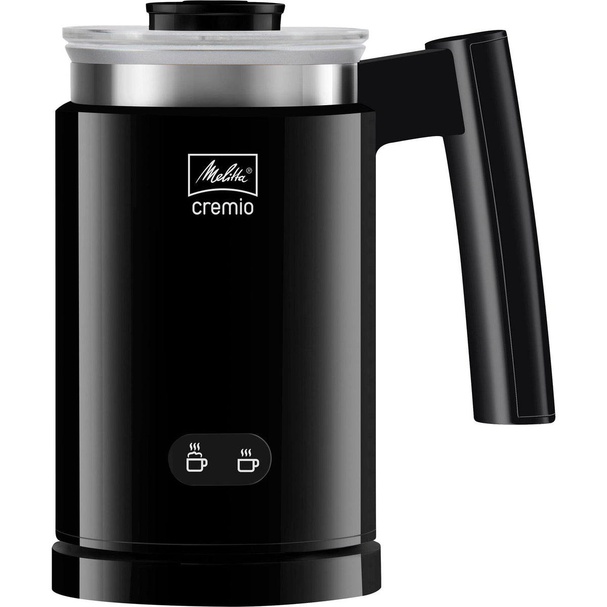 Melitta Cremio 2 mælkeskummer i sort til varmt og koldt mælkeskum