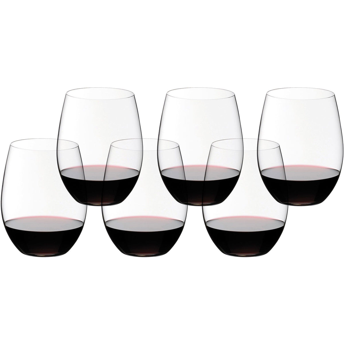 Riedel O Wine Tumbler Cabernet/Merlot vinglas, sæt med seks