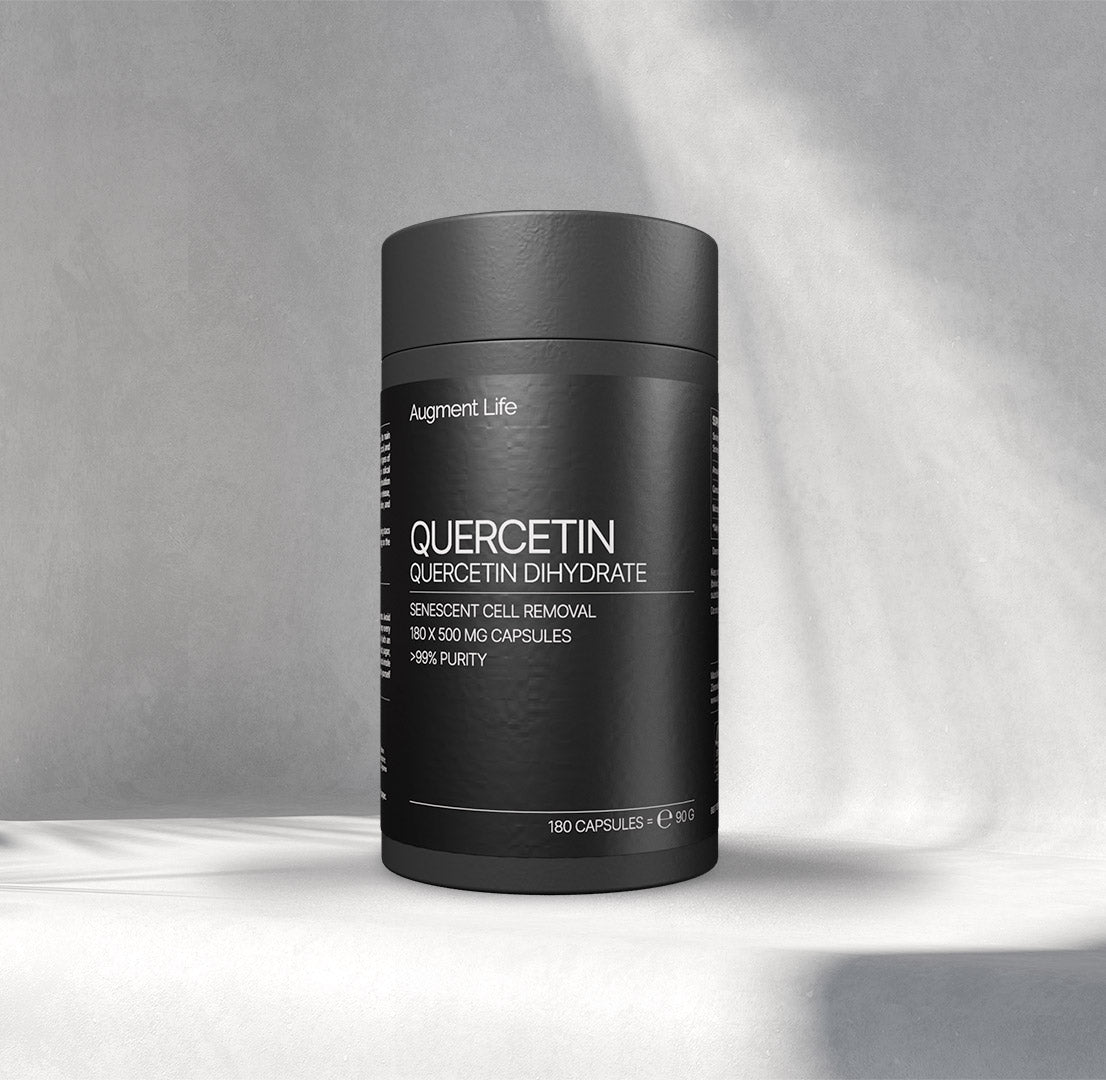 Lille pakke Augment Life quercetin kosttilskud, 250 mg og 60 kapsler