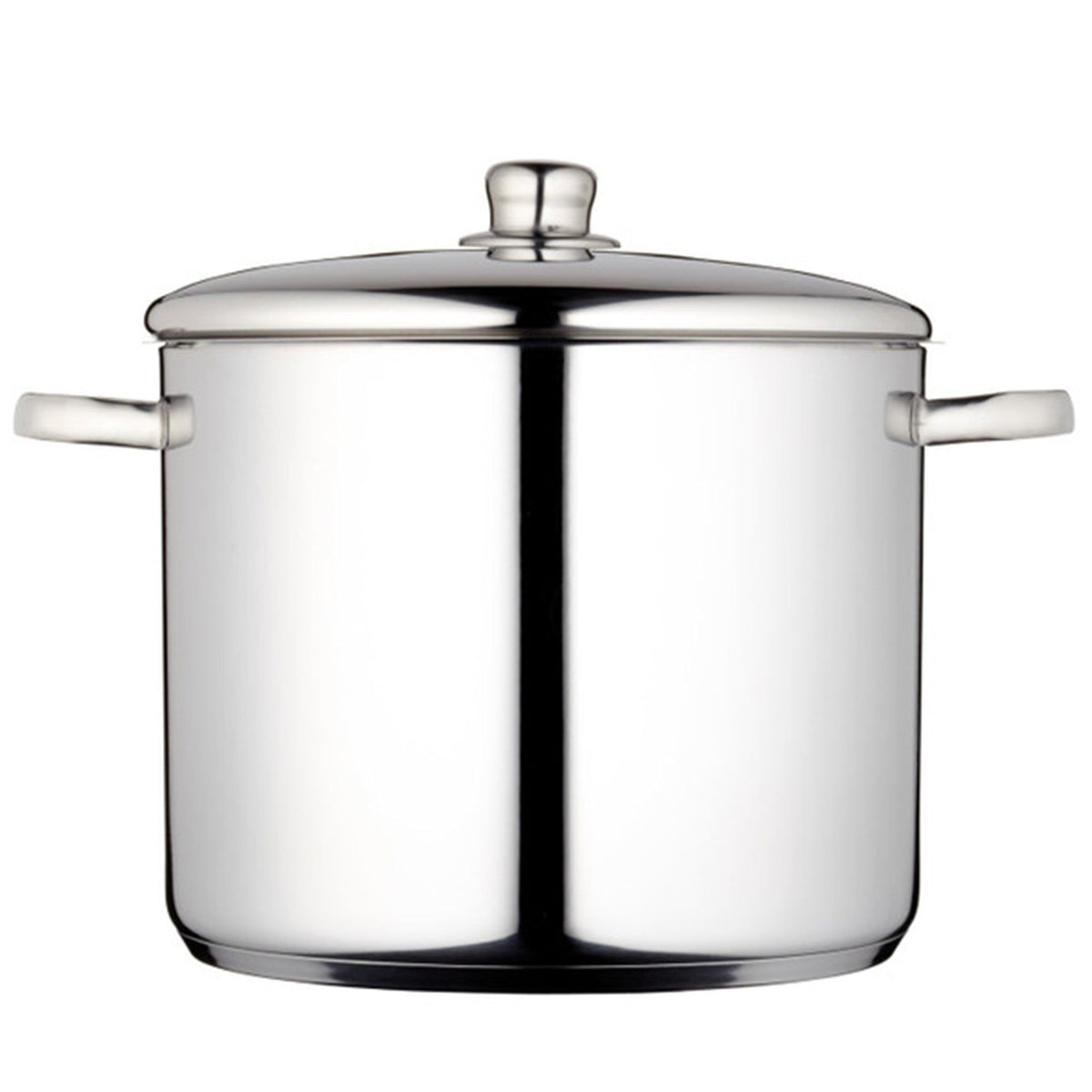 Masterclass gryde med låg på 14 liter i spejlpoleret rustfrit stål