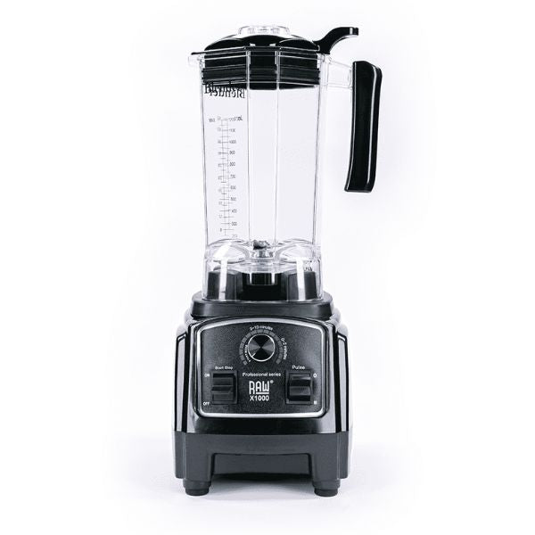 Se Raw Blender X1000 Sort 1.3hk 1.2l 1000w ✔ Kæmpe udvalg i RAW - Køb online på udsalg og tilbud lige nu ✔ Hurtig levering til lave fragtpriser - Varenummer: Barlife-757484 og 5712162000235 på lager - Udsalg på Køkken - Køkkenmaskine - Øvrige køkkenmaskiner Spar helt op til 73% - Stort udsalg på over 739 mærker