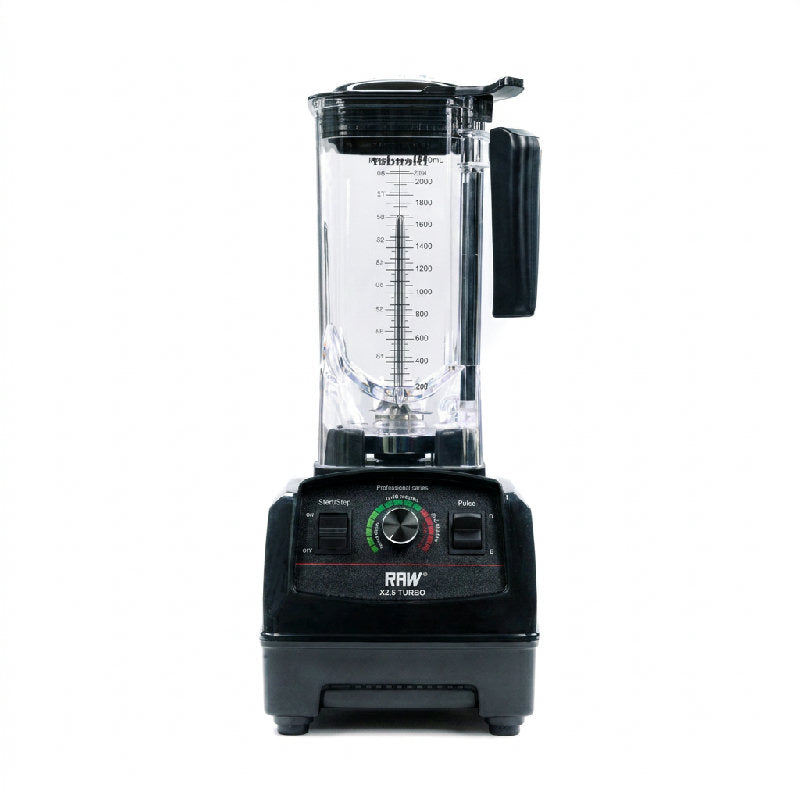 Sort Raw Blender X 2.5 Turbo med 2,2 liters kande