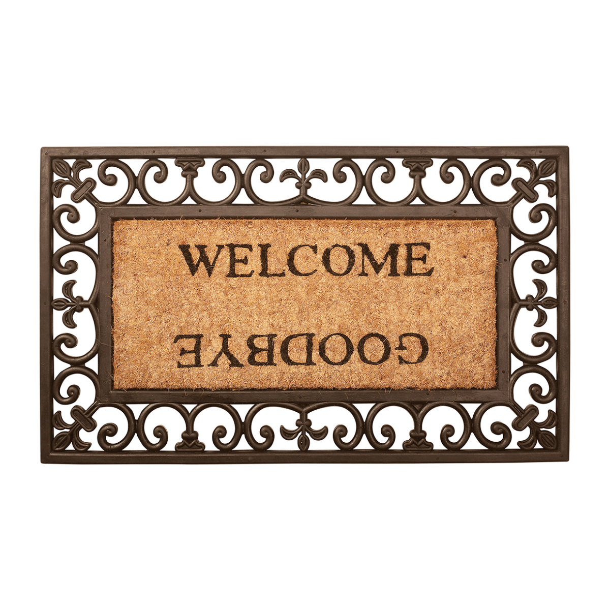 Se Esschert Design - Dørmåtte Welcome/Goodbye 76 x 45 cm ❤ Kæmpe udvalg i Esschert Design - Køb online på udsalg og tilbud lige nu ❤ Billig fragt • Hurtig levering - Varenummer: Bolig&Haven-43980614533372 og barcode / Ean: 8714982017056 på lager - Udsalg på Spar stort – op til 53% - Over 2.739 brands med kæmpe udsalg