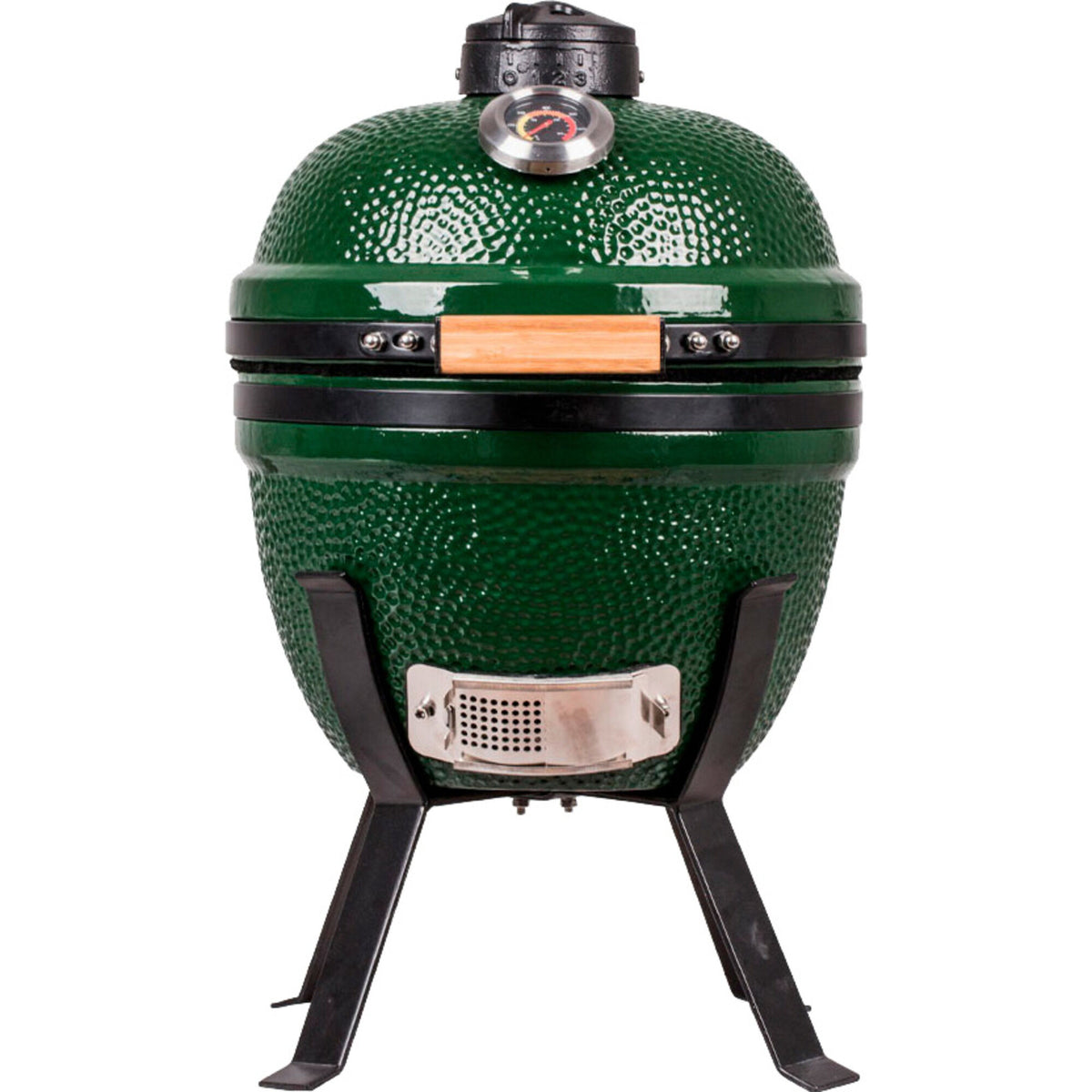 Grøn Kamado Sumo Mini kulgrill til grillmad udendørs