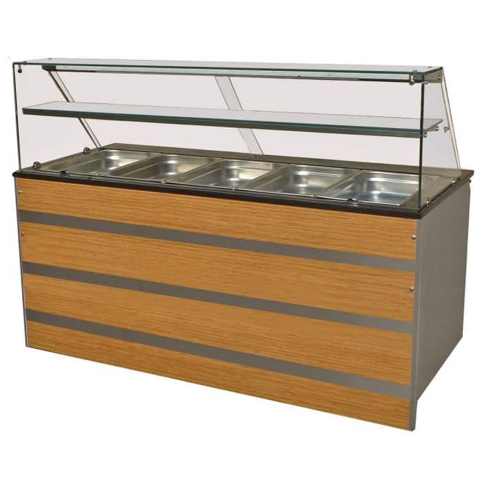 Combisteel kølebuffet til 5 x 5/1 GN til salater og kolde anretninger