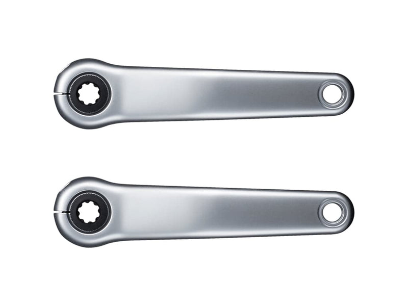Se Shimano Steps - Pedalarmset FC-E6100 Sølv - 175 mm - Uden klinge ✔ Kæmpe udvalg i Shimano ✔ Meget billig fragt og hurtig levering: 1 - 2 hverdage - Varenummer: CKP-8717009387804 og barcode / Ean: &