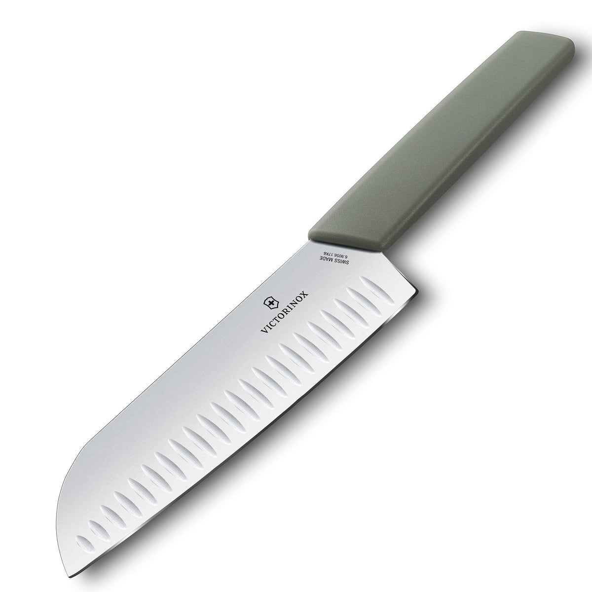 Victorinox Swiss Modern santokukniv i oliven med 17 cm klinge