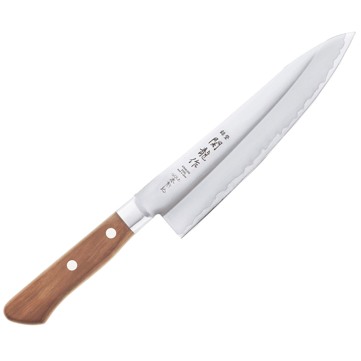 Sekiryu Wood japansk gyuto kokkekniv med 18 cm blad