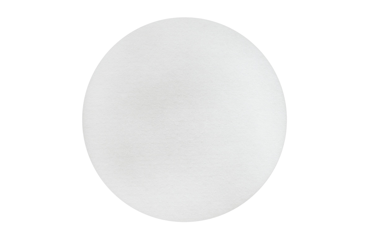 Pakke med ti hvide Oil Removal Pads, 406×10 mm, fra Rubio Monocoat til fjernelse af overskydende olie