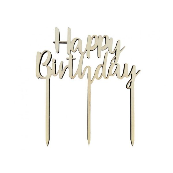 Se Trækagepynt Happy Birthday 13 x 14 Cm ✔ Kæmpe udvalg i Godan - Køb online på udsalg og tilbud lige nu ✔ Billig fragt og hurtig levering - Varenummer: Barlife-774184 og 5902973142075 på lager - Udsalg på Fest - Tema Fest - Fødselsdag Få op til 67% i rabat - Shop udsalg fra mere end 1.798 mærker