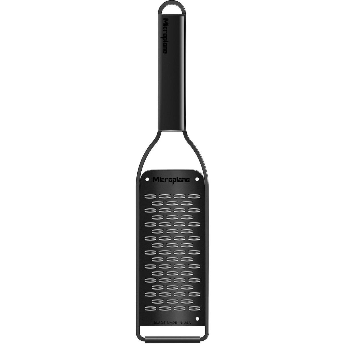 Microplane Black Sheep rivejern i sort rustfrit stål, medium grov