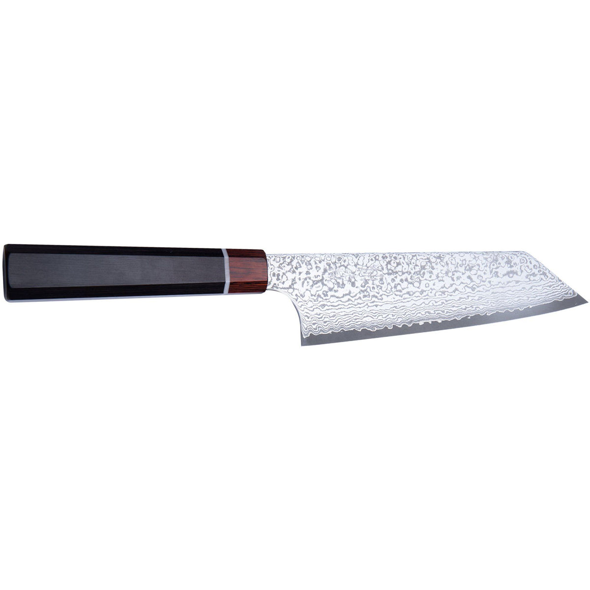 Suncraft Octa 165 Bunka kniv med lagdelt damascus-design i VG10-stål