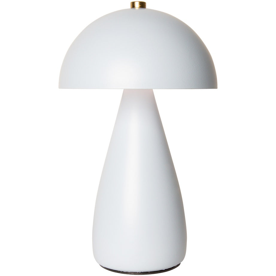 Lyseblå mushroom LED lampe i svampeform