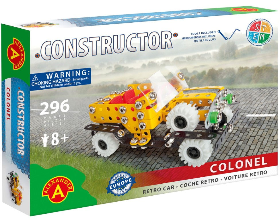Se Retro Bil Metal Konstruktionsbyggesæt - Colonel ✔ Kæmpe udvalg i Alexander - Køb online på udsalg og tilbud lige nu ✔ Hurtig levering til lave fragtpriser - Varenummer: MMAction-2181653 og 5906018016536 på lager - Udsalg på Metal Konstruktionsbyggesæt Spar helt op til 73% - Find dine favoritter blandt 2.739 mærker