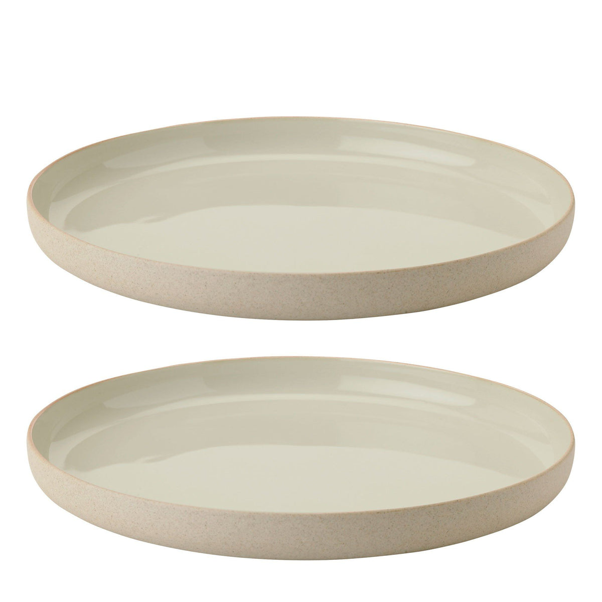 To grå Stelton Emma tallerkener på 19 cm