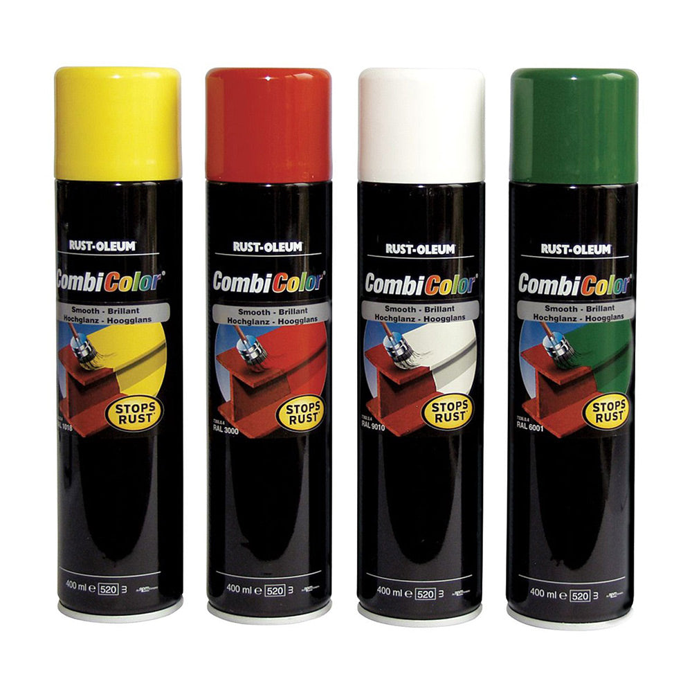 Rust-Oleum CombiColor Spray i flammerød 3000, hobbyspray med 0,4 liter