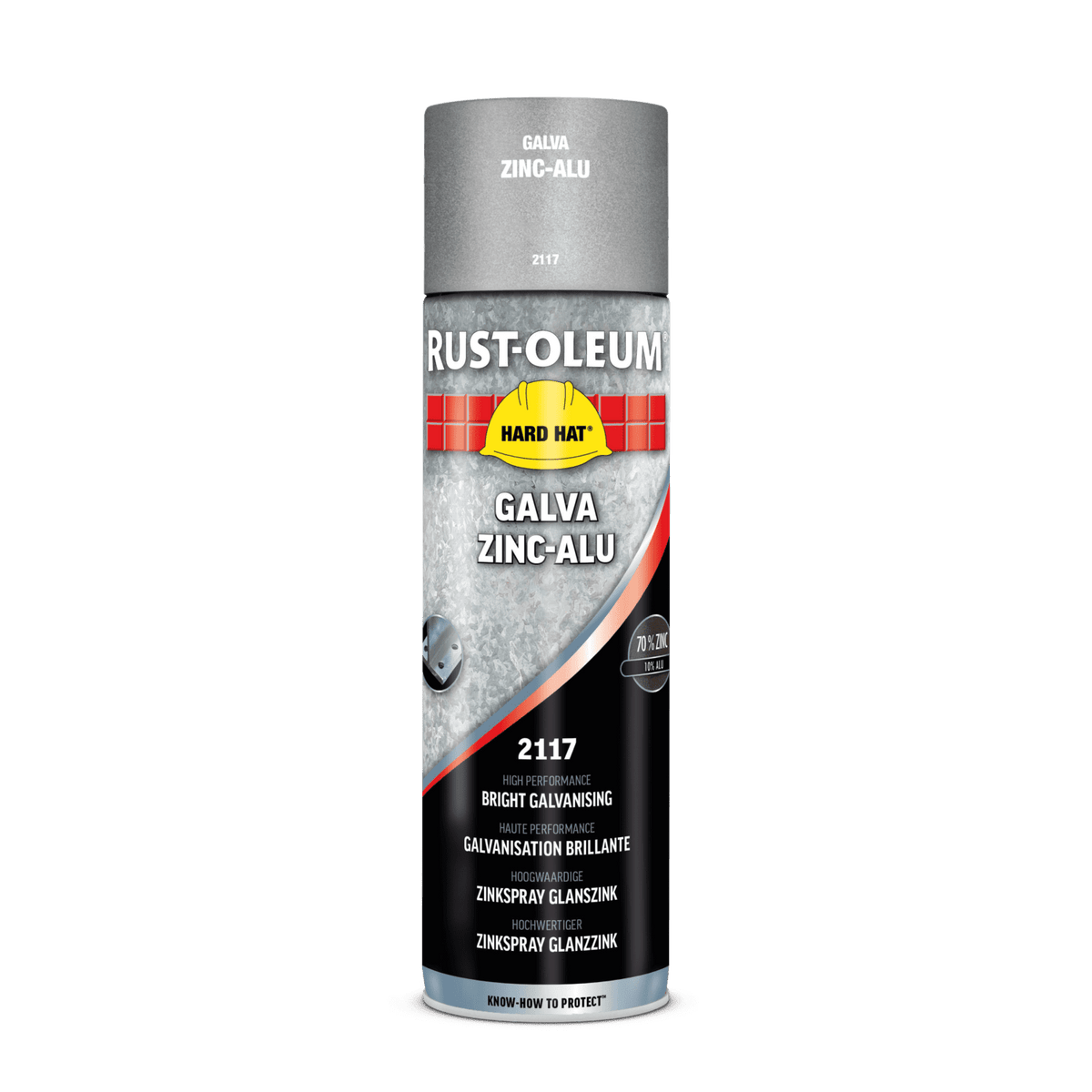 Spraydåse med Rust-Oleum Hard Hat 2117