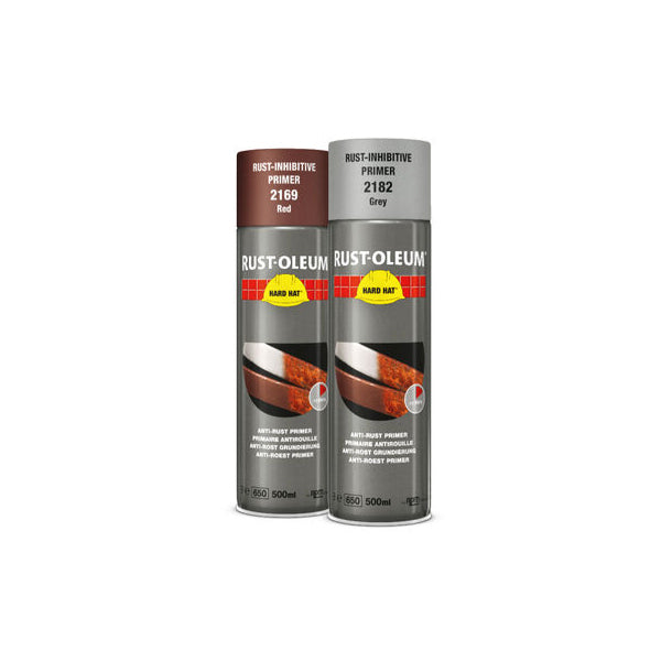 Rust-Oleum Hard Hat Anti-Rust grunder, rødbrun, 500 ml spray