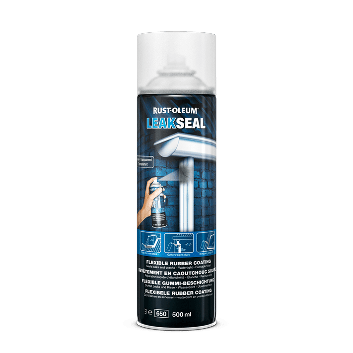 Rust-Oleum LeakSeal tagtætning 500 ml spray i aluminium