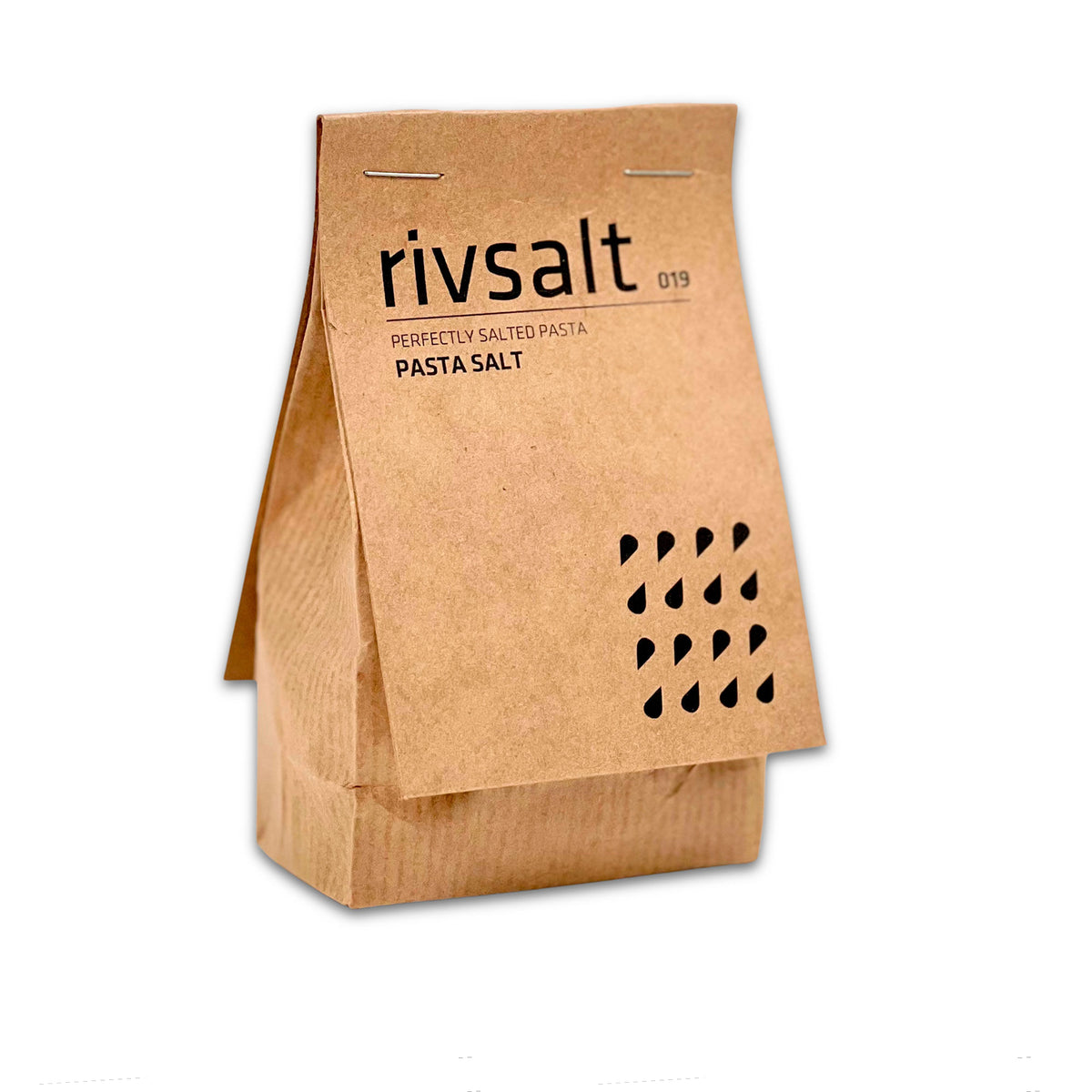 Rivsalt Pasta Salt refill, bjergsalt i genanvendelig papirpose til pastavand