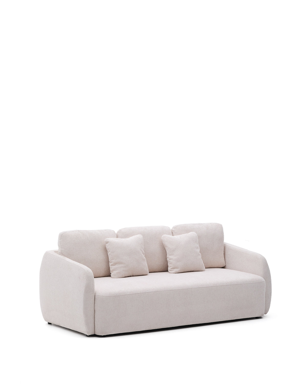 Kave Home Laira 3 pers. sovesofa i ecru chenille stof