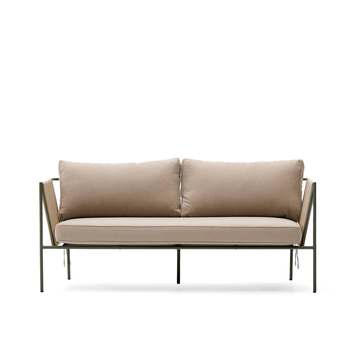 Se KAVE HOME Zivia udendørs 2 pers. sofa, m. armlæn og hynder - ecru rebsnor og grøn stål (178cm) ❤ Kæmpe udvalg i Kave Home - Køb online på udsalg og tilbud lige nu ❤ Billig fragt • Hurtig levering - Varenummer: Boboonline-118354 og barcode / Ean: 8447305024805 på lager - Udsalg på Udendørs møbler,Udendørs loungemøbler,Udendørs loungesofaer og havesofaer,
Udendørs møbler,
Udendørs loungemøbler,
Terrasse og have, Spar helt op til 57% - 2.739 kendte brands til outletpriser