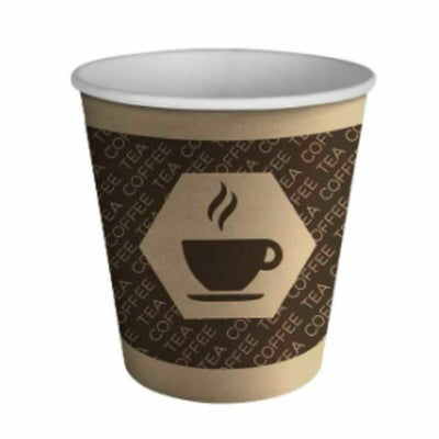 Drikkeglas sæt Algon Pap Engangsanvendelse Kaffe 10 stk 100 Dele