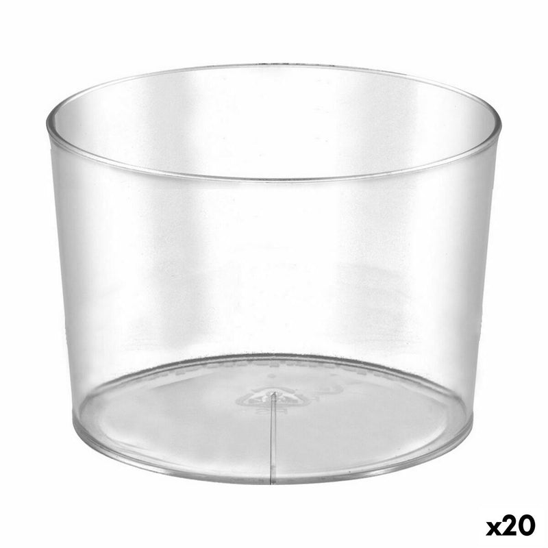 Plastikglas & Plastikkrus Algon 230 ml 12 Dele 20 stk
