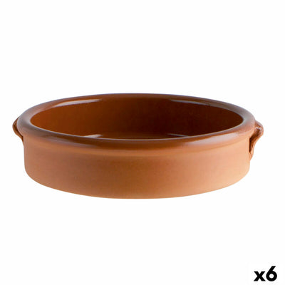 Kasserolle Keramik Brun 25 cm 6 stk