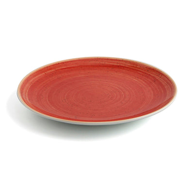 Flad tallerken Ariane Terra Rød Keramik Ø 31 cm 6 stk
