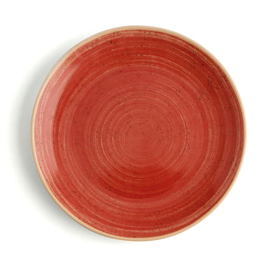 Flad tallerken Ariane Terra Rød Keramik Ø 18 cm 12 stk