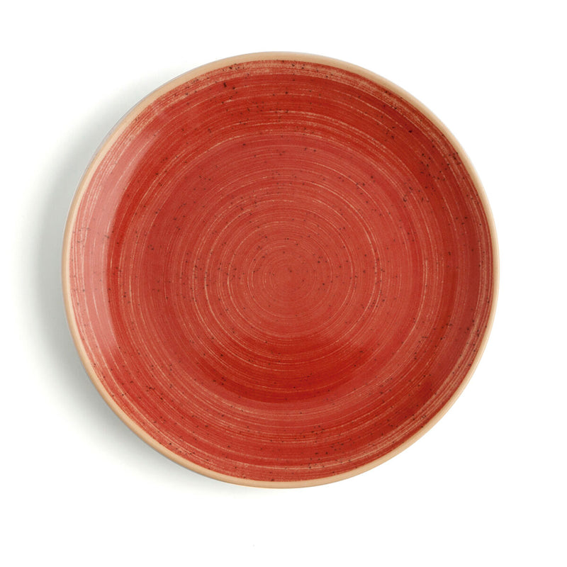 Flad tallerken Ariane Terra Rød Keramik Ø 18 cm 12 stk
